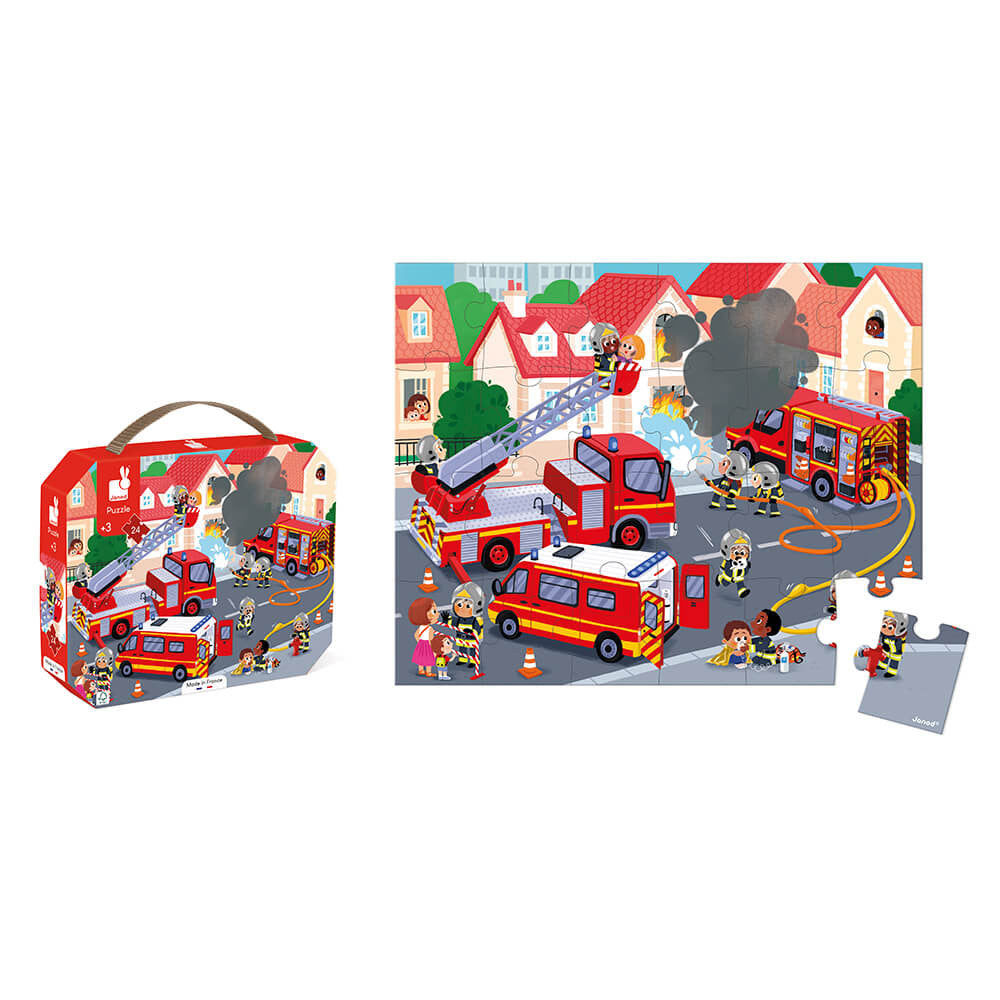 Fire Fighters Rescue 24 Piece Puzzle