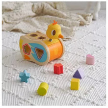 Load image into Gallery viewer, Wooden Duck Shape Sorter
