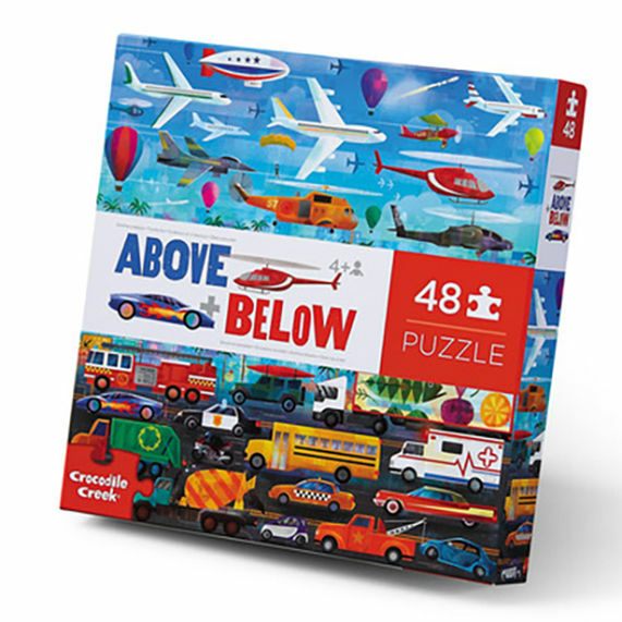 Above & Below Things That Go - 48 piece Jigsaw