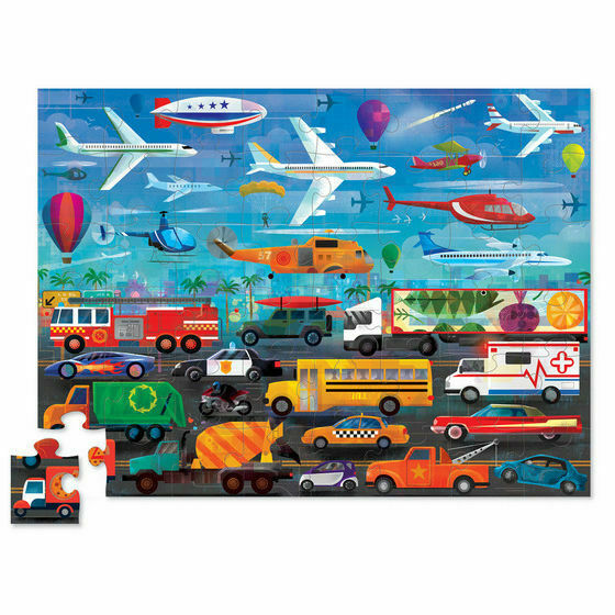 Above & Below Things That Go - 48 piece Jigsaw