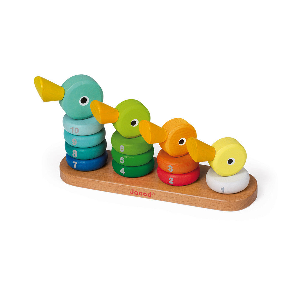 Wooden Duck Counting Stacker